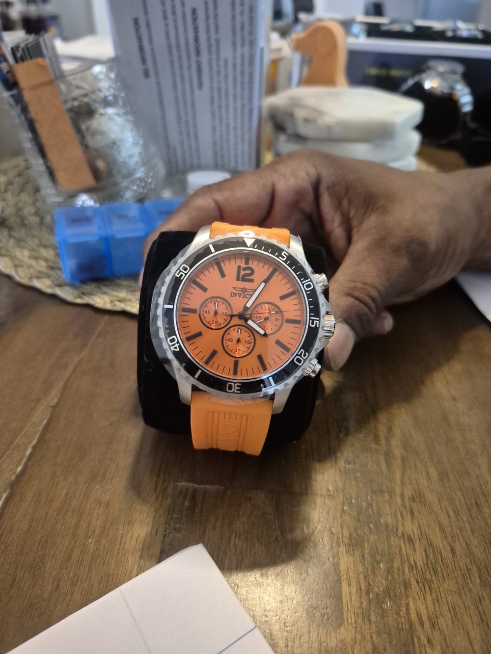 Invicta Men's Orange Sport Chronograph Watch